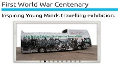 Themed London Bus Remembering WW1